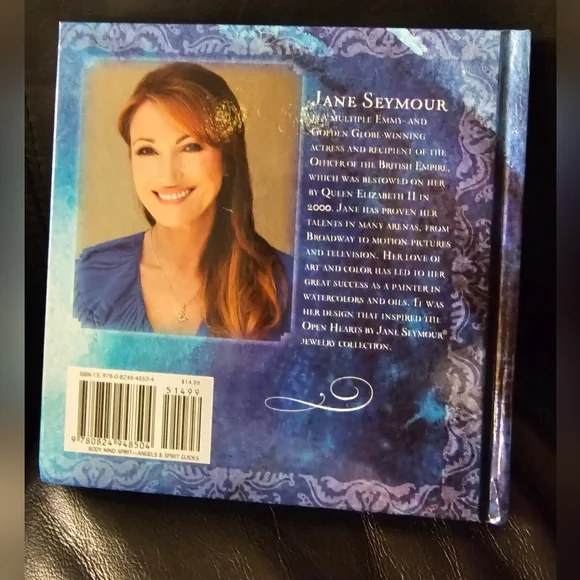 Among Angels by - Hardcover Book By Jane Seymour Inspirational Fully Illustrated - Picture 2 of 6